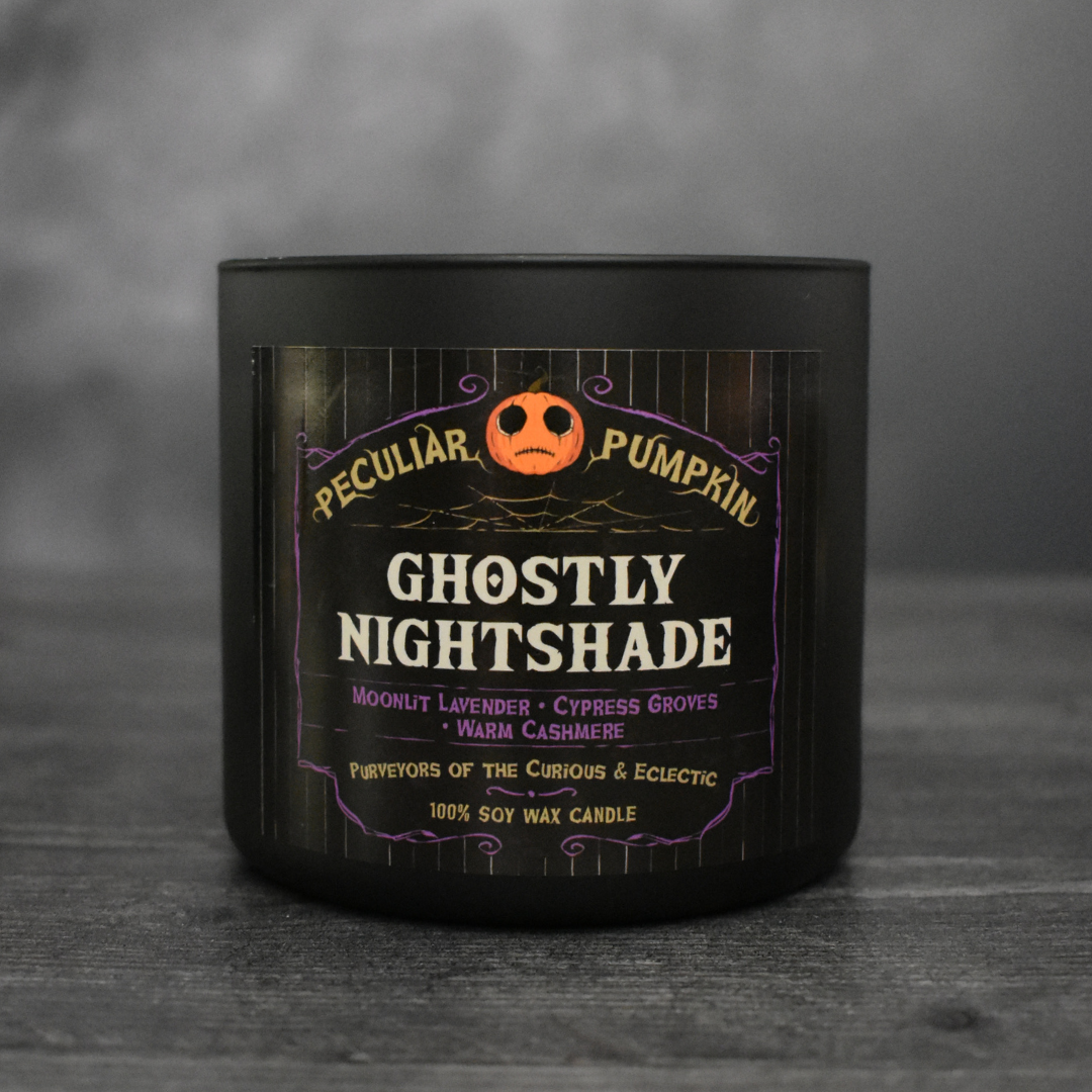 Ghostly Nightshade Candle Candle Peculiar Pumpkin 3-Wick (17oz)
