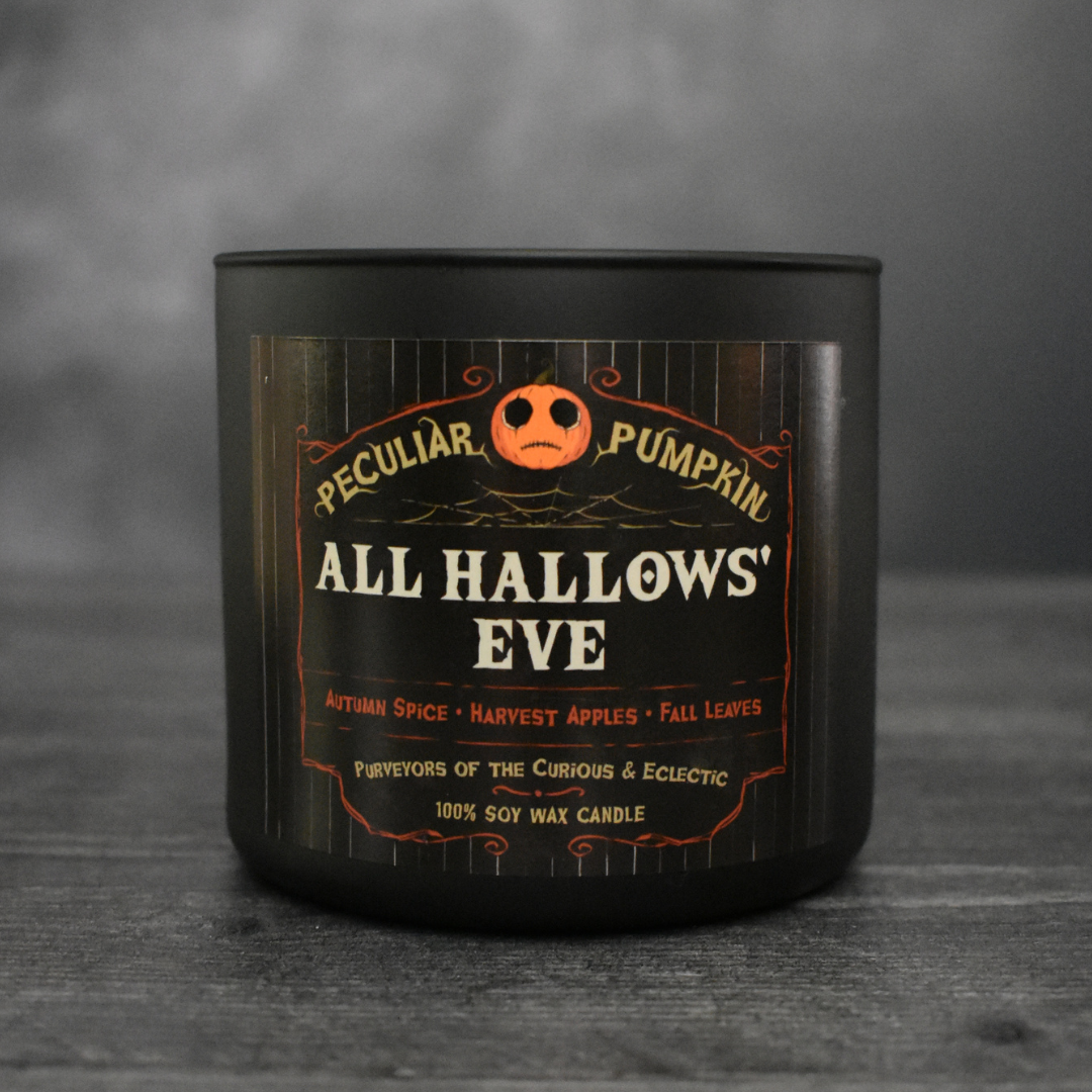 All Hallows' Eve Candle Candle Peculiar Pumpkin 3-Wick (17oz)