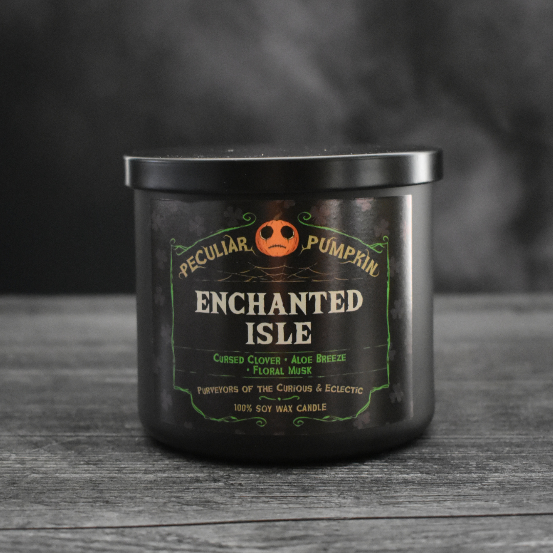 Enchanted Isle Candle Candle Peculiar Pumpkin 3-Wick (17oz)