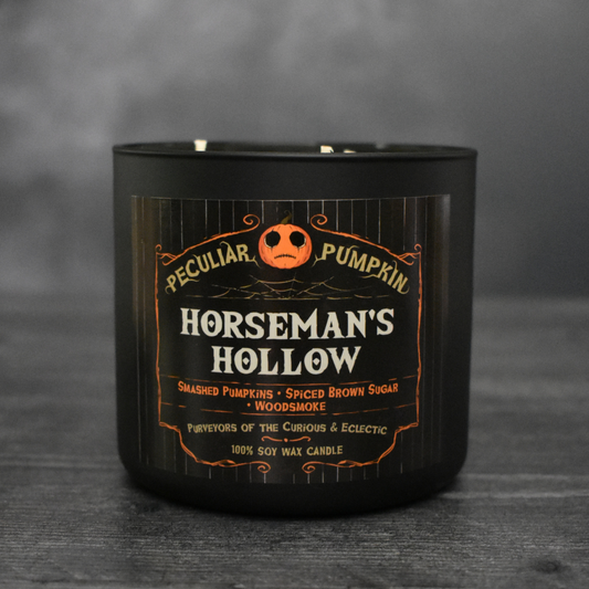 Horseman's Hollow Candle Candle Peculiar Pumpkin 3-Wick (17oz)