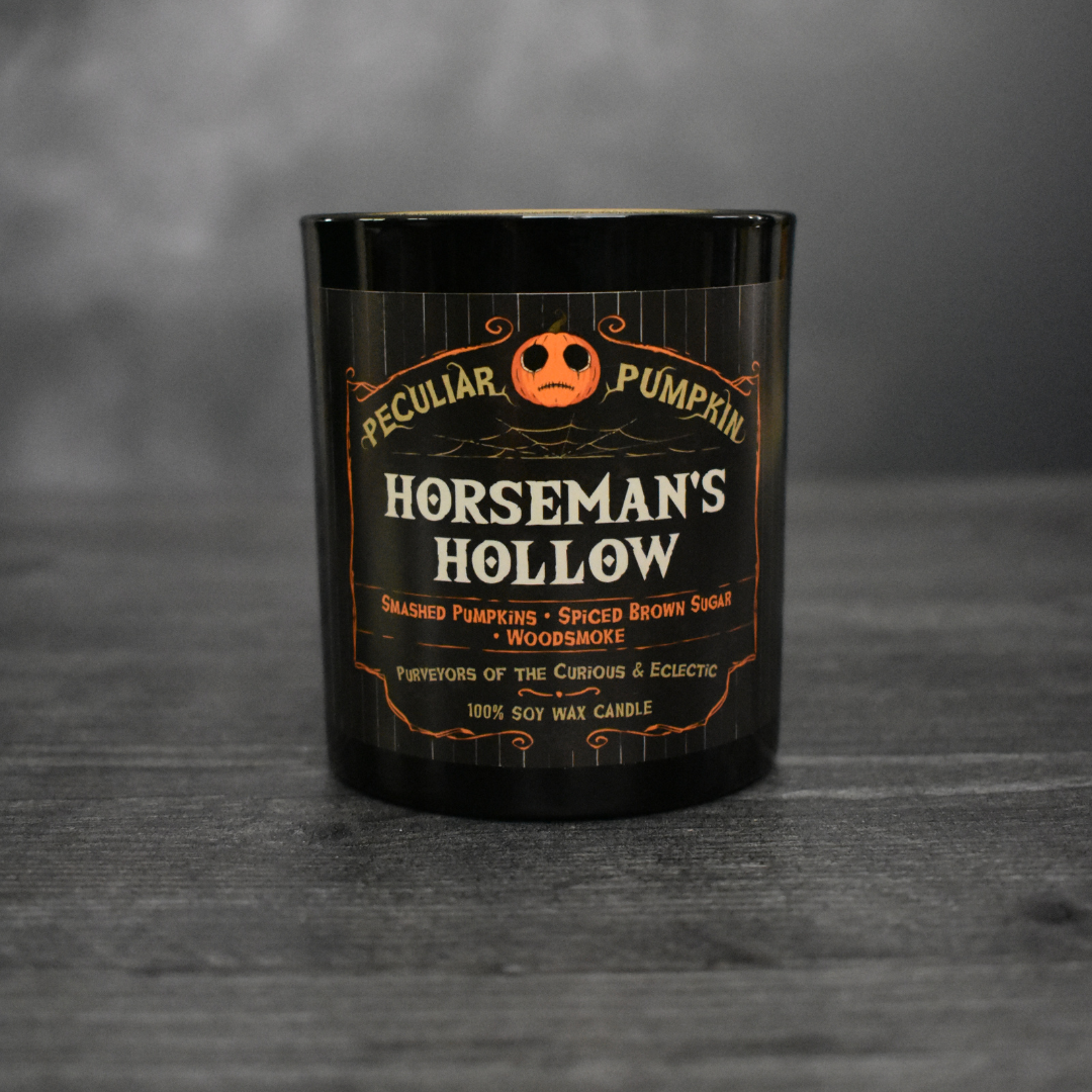 Horseman's Hollow Candle Candle Peculiar Pumpkin 1-Wick (8.5oz)  