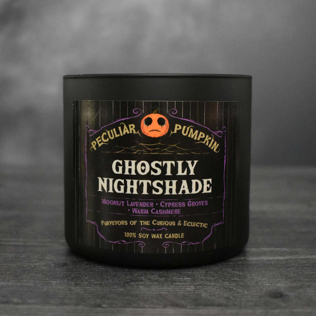 Ghostly Nightshade Candle Candle Peculiar Pumpkin 3-Wick (17oz)  