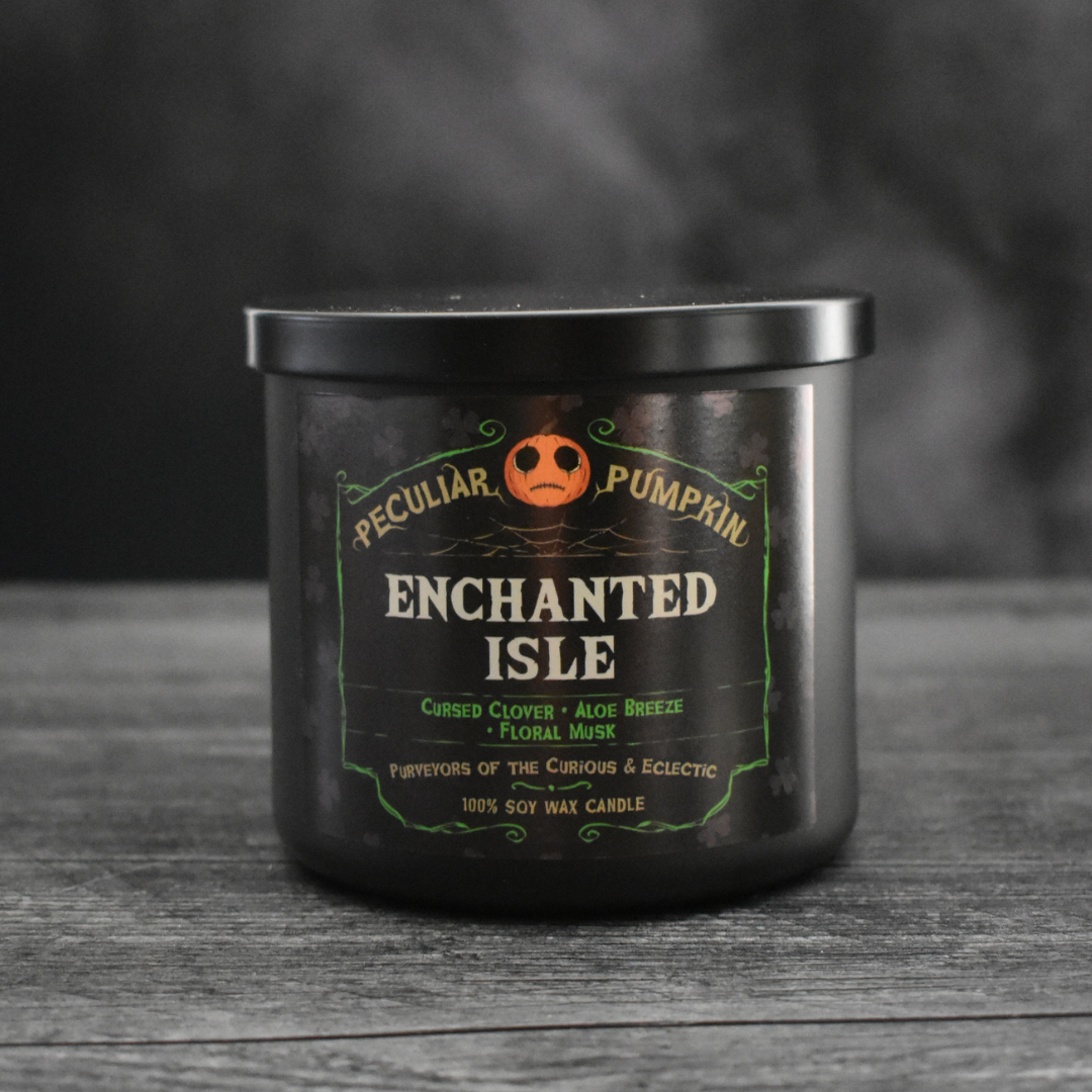 Enchanted Isle Candle Candle Peculiar Pumpkin 3-Wick (17oz)  